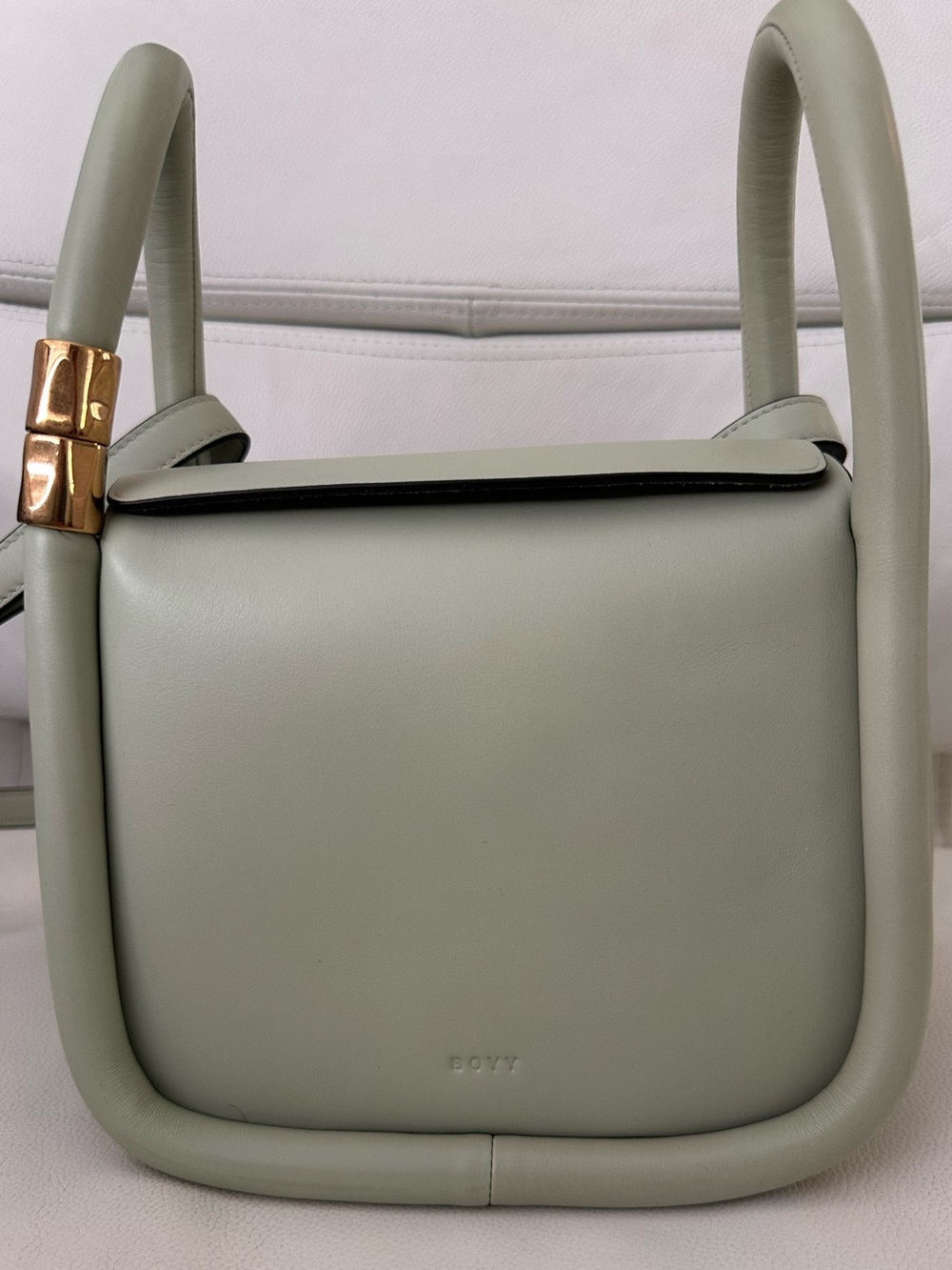 Boyy Wonton 20 Bag with crossbody strap- Pistachio LIKE NEW!